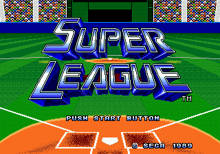 Super League (Japan) Title Screen